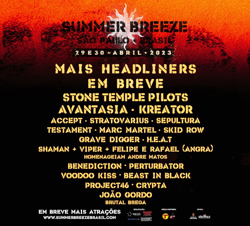 SUMMER BREEZE FEST ANUNCIA PRIMEIRAS BANDAS Makila Crowley
