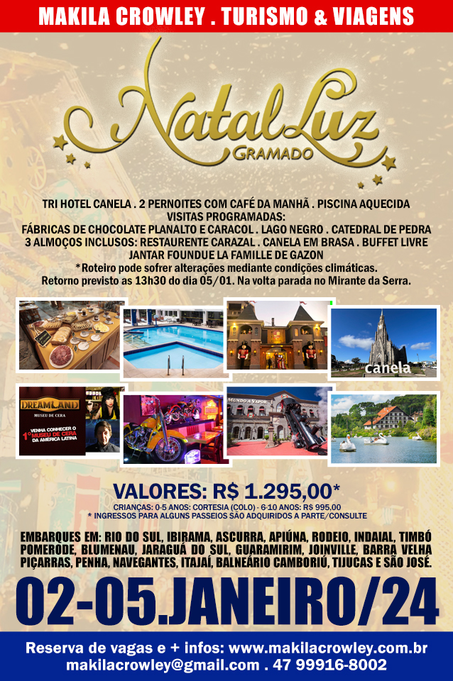 Natal Luz de Gramado 2023/2024 - Ingressos e Programação